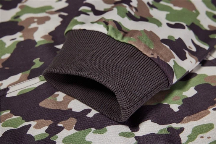 Long Sleeve Camouflage Hooded Sweatshirt For Outdoor Work Casual Fishing Wear price